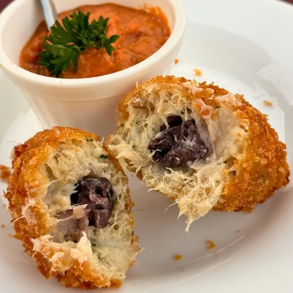 Camafeu de bacalhau da Frigittoria D'Anthero
